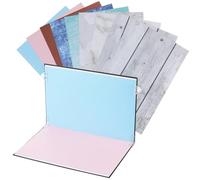 GRADENEVE Conjunto De para Fotografía De Alimentos Pequeños De Mesa para Sesión De Fotos Kit De Fotografía con Bolsa De Transporte y Clips para Artículos Pequeños Panel para Productos