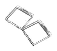 GRADENEVE Cubierta Protectora de Interruptor Pulsador Cuadrada de Plástico para Ordenador y Lavavajillas, Resistente al Desgaste y Fácil de Instalar, Paquete de 2 Unidades para Oficina