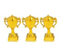 GRADENEVE de Adornos para Tartas Creativa Diseño de Trofeo Dorado 3 Piezas para en Fiestas de Concurso