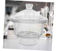 GRADENEVE Desecador de Vidrio para Laboratorio con Función de Vacío para Secado Seguro Experimentos Científicos y Enseñanza