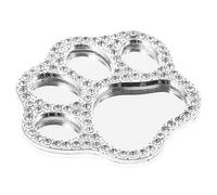 GRADENEVE Espejo De Maquillaje Miniatura Con Decoración De En Forma De Patita De Gato Accesorios Para Cubiertas De Teléfono Ideal Para DIY y Personalización De Fundas De óvil