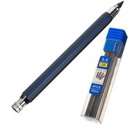 GRADENEVE Lápiz Automático de Metal 5.6mm para Dibujo y Bocetos con Recambios, Diseño Práctico y Portátil Adecuado para Estudiantes y Artistas