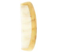 GRADENEVE Peine de Cuerno Natural Antiestático para Cabello Grueso y Fino, Herramienta Portátil para Masaje del Cuero Cabelludo y Cuidado en Bolso