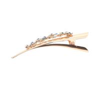 GRADENEVE Pinza de Pelo Flor Pequeña de Aleación Duradera con Diseño de Flor y Pedrería Clip Aligátor Seguro para Mujer Accesorios para Pelo Niña para Ocasión