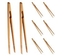 GRADENEVE Pinzas de Antideslizantes para Servir Comida, Pack 8 Unidades, Tamaño Pequeño, Resistentes al Calor, Ideales para Barbacoa, Tostadas y Buffet, de Cocina Versátiles para Uso Diario