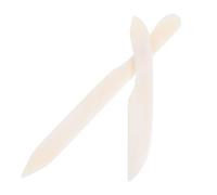 GRADENEVE Plegadora de Hueso Natural Herramienta de Puntuación y Bruñido Creativa 2 Piezas para Manualidades y Origami para Aficionados y Modelado de Arcilla