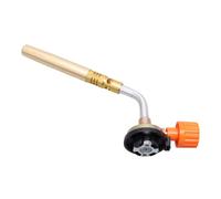 GRADENEVE Quemador Portátil de Latón para Soldadura Gas Butano, Herramienta Ligera para Trabajo de Fontanería y Camping, Encendido Manual Fácil y Seguro