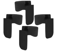 GRADENEVE Reposapulgar de Silicona Almohadillas Antideslizantes Negro 4 Piezas para Clarinete Accesorios para Músicos en Presentaciones y Ensayos