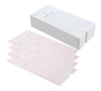 GRADENEVE Tarjetas de Papel Material de Oficina y Papelería para Control Horario Empleados 100 Diseño Flexible y Fácil Almacenamiento, Paquete de 100 Hojas para Oficina