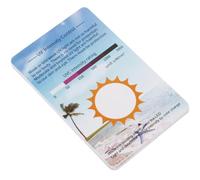 GRADENEVE Tarjetas de Prueba UV para Uvc 10 Unidades, Detección de Radiación Ultravioleta para Terrarios y Uso Exterior, Tamaño Compacto, Sensor de Rayos UV para Protección Segura