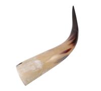 GRADENEVE Taza de Cuerno de Buey Natural 36-40 Cm Grande para Hidromiel y Cerveza Vikinga, Vaso Rústico Medieval Multifuncional para Decoración y Uso en Fiestas y Eventos Temáticos