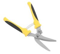 GRADENEVE Tijeras Manuales de Acero Inoxidable para Chapa Metálica, Mango Antideslizante Bicolor, Tijeras de Alta Resistencia para Corte de Hierro, Herramienta Profesional para Trabajo