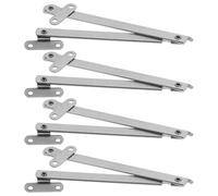 GRADENEVE Varilla de Tracción de Hierro para Armario, Soporte Autoequilibrado Plegable de 4 Piezas, Diseño Simple y Funcional para Muebles de Varios Estilos