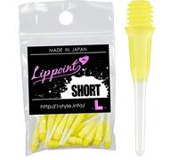 Gradient Color STRONG L-Style punta suave plástico corto Lippoint puntas para dardos 50pics, Amarillo