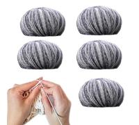 Gradient Crochet Yarn - Colorful Cotton Blend Skeins, Soft Multicolored Cake Rolls with Smooth Fiber Texture, Vibrant Knitting Supplies, Ideal for Handmade Shawls Blankets