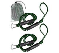 Gradient Fitness Bungee Dock Line (6' - 2 Unidades) | Las líneas de Muelle para Barcos de Cuerda Marina facilitan el atraque y el abordaje de Motos acuáticas, Kayaks y pontones.
