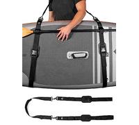 Gradient Fitness Soporte para tabla de remo de kayak (negro)/correas para tabla de surf para hombro | Correas de transporte manos libres para tablas de paddle con correa acolchada para el hombro