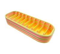 Gradient Rhinestone Organizer - Practical Art Supplies Container, Compact 3D Printed Desk Trays, Easy Access Gemstone Racks, Creative Pen Display Stand - For Bedroom Living Room Adults