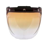 Gradient Universal Bubble 3-Snap Visera para Casco de Motocicleta Lente de Protección Facial Abatible, 6