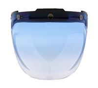 Gradient Universal Bubble 3-Snap Visera para Casco de Motocicleta Lente de Protección Facial Abatible, 7