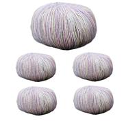 Gradient Yarn, Cotton Crochet, Soft Texture Medium Thickness Comfortable Feel Lightweight Versatile Use Easy to Work, Knitting Yarn for Home, 3.94x3.94x2.76inches