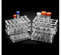 Gradilla de tubos de centrífuga de vidrio orgánico de 0,2 ml/1,5 ml/2 ml/5 ml(0.2mlx96 holes rack)