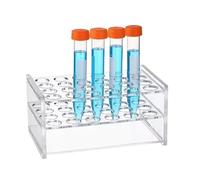 Gradilla for tubos centrífugos de plexiglás - Soporte for tubos de ensayo de un solo orificio for 1,5 ml a 100 ml - Capacidad de 8, 10, 18, 24 orificios -1 ud.(1.5 2ml 96 holes)