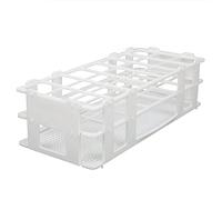 Gradilla para Tubos de Ensayo, 30 Mm X 21 Orificios Diseño de Tres Capas de Plástico Soporte para Tubos Desmontable Gradilla para Tubos de Centrífuga para Laboratorio para Profesores