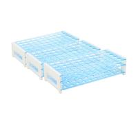 Gradilla para Tubos de Ensayo de Laboratorio 50 Orificios, 16mm | Tres Niveles Desmontables, Ajuste Seguro y Resistente a Deformación, para Laboratorio y Múltiples Entornos