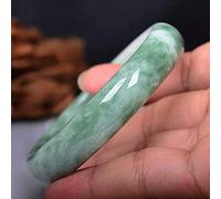 Grado Real A Natural China Jade Brazalete Charmel de Joyas Accesorios de de la de la Fiesta de los brazaletes de esmalina Tallada a Mano (Color de Gemas: 61-62 mm), Multicolor