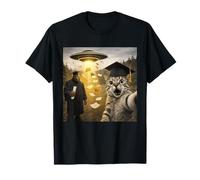 Graduación 2026 Broma Gen Z Senior Funny Meme Cat AI Photo Camiseta