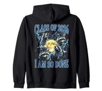 Graduación de Clase 2026 I Am So Done para Mujeres y Hombres Sudadera con Capucha