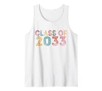 Graduación de la Clase de 2033 Grow with Me 2033 Camiseta sin Mangas