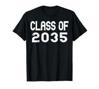 Graduación de la Clase de 2035 Grow with Me Funny Back to School Camiseta