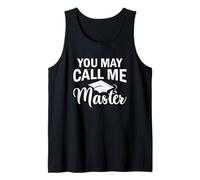 Graduación de maestría Divertida You May Call Me Master Camiseta sin Mangas