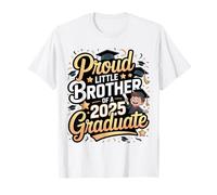 Graduación familiar de la clase de graduado del hermano pequeño orgulloso 2025 Camiseta