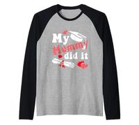 Graduación Infantil My Mommy Did It Class of 2026 Toddler Camiseta Manga Raglan