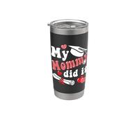 Graduación infantil My Mommy Did It Class of 2026 Toddler Vaso térmico de acero inoxidable de doble pared