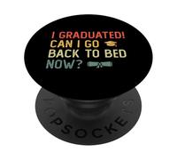 Graduación Vintage 2023 Me gradué ¿Puedo Volver a la Cama Ahora? PopSockets PopGrip Adhesivo