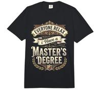 Graduado de Maestría Divertido Logro Académico College Comfort Colors Adult Heavyweight T-Shirt