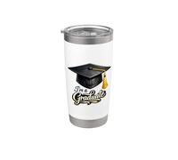 Graduado - Escuela, Uni, Maestro Vaso térmico de acero inoxidable de doble pared