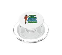 Graduado Graduado Seniors Graduación Melanina Negro Mujeres Niñas PopSockets PopGrip para MagSafe