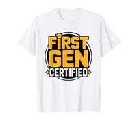 Graduado Universitario Primera Generación Orgullo First Gen Camiseta