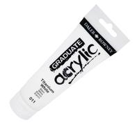 Graduate - Pintura acrílica (120 ml), color blanco