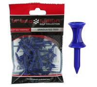 Graduated Tees The Golfers Club Golf Graduated Blue-Tees de plástico (3,8 x 30 cm) Camiseta graduada, Unisex, Azul, 18 mm