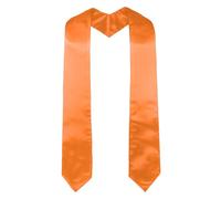 GraduatePro Estola de Graduación de Mancha Brillante Coro Priest para Unisex Maestro Doctoral 152cm Naranja