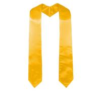 GraduatePro Estola de Graduación de Mancha Brillante Coro Priest para Unisex Maestro Doctoral 183cm Dorado