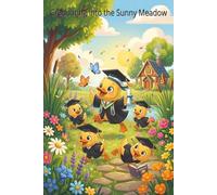 Graduating into the Sunny Meadow: Graduation cute baby duck notebook college ruled gift for him men. A tiny duckling family, caps and gowns aglow in the sun, celebrates completion.