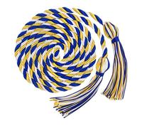 Graduation Achievement Cords - Ceremony Gown Decoration Rope for Student Recognition | Soft Textile Construction with Decorative Tassel Style, Event Accessory for Class Reunion Celebration