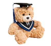 Graduation Bear, Animal Huggable Doll, 9.84x7.87x5.91 Inches Stuffed Plush Decoration, Soft Keepsake Gift, Ideal for High School College Celebration and Boys Girls Friends